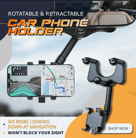 🔥2026 Hot sale 50% OFF🔥Rotatable and Retractable Car Phone Holder