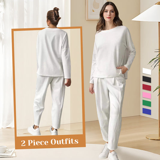 🥳2026 HOT SALE🥳💞50K+ SOLD!👵🌸 50% OFF! 2-Piece Top & Pants Set – Wrinkle-free, breathable & soft. Easy pull-on, no ironing. Perfect for daily comfort & travel. Your new favourite. 🛡️✨
