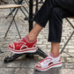 Damskie sandały plażowe na platformie, typu peep-toe, w stylu casual