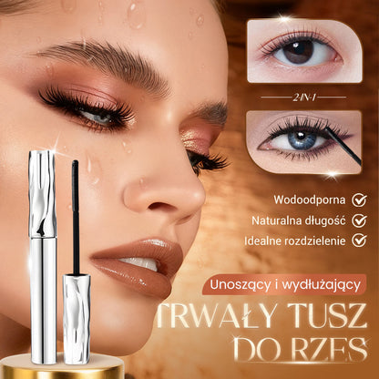 🔥Kup 1 otrzymaj 2 gratis✨Wodoodporny, odporny na rozmazywanie tusz do rzęs wydłużający