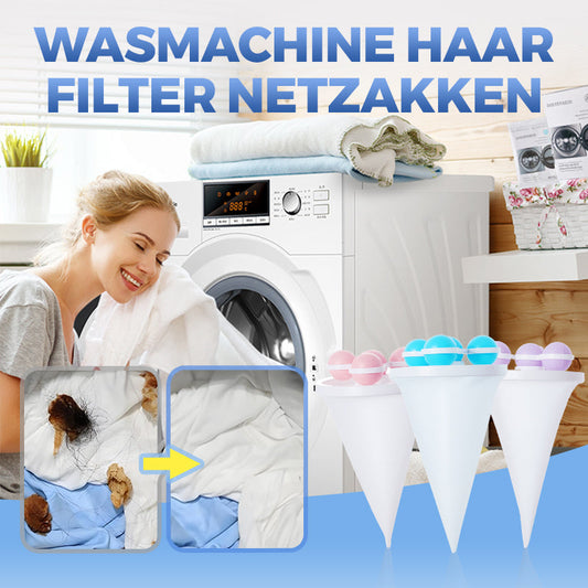 🔥 Bescherm je wasmachine! Haar- en pluizenfilter Netzakken – Handig & Duurzaam