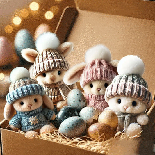 🎉Wekelijkse speciale uitverkoop🐇Handgemaakt Mini Konijnen Knuffeltje🎁Schattig Paascadeau