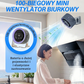 100-biegowy mini wentylator biurkowy z wyświetlaczem cyfrowym
