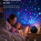 Obrotowa lampka nocna LED 2 w 1 z projektorem gwiazd
