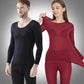 Naadloze elastische thermische binnenkleding