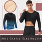 Naadloze elastische thermische binnenkleding