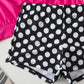 👙 Damski dwuczęściowy kostium kąpielowy – groszki, color‑block – Płatność przy odbiorze ✨
