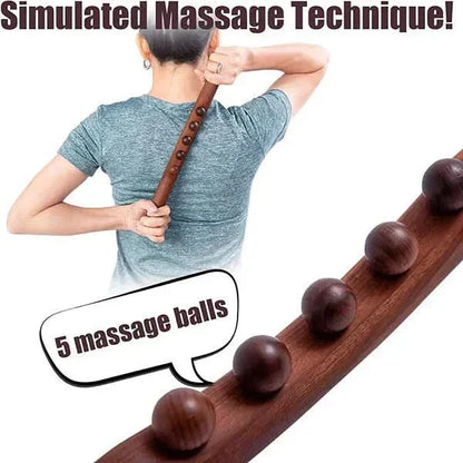 💥Houten lymfemassagestok