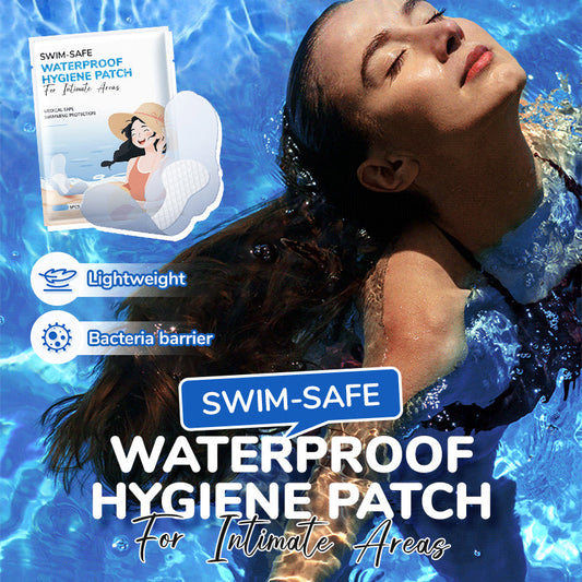 Swim-Safe Waterproof Hygiene Patch for Intimate Areas