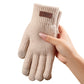 Warme thermische gebreide touchscreen-handschoenen