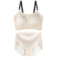 Women's Seamless Leopard Bra & Panty Set