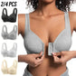 ⏰ Now only 50% off!❤️Adjustable Front Closure Push-Up Bra Wire-Free, Seamless & Side Support for Daily Wear, Spring-Summer Comfort