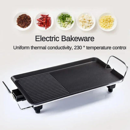 🔥 Teraz 50% taniej! 🍳 Elektryczna płyta grillowa z dwiema strefami grzewczymi – powłoka nieprzywierająca, równomierne nagrzewanie i 3 dostępne rozmiary.