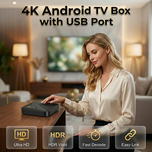 📹 OGRANICZONA CZASOWO ZNIŻKA 50%! ✨ Urządzenie Android TV z Bluetooth