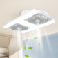 Nowoczesna lampa sufitowa LED 2‑w‑1 z wentylatorem