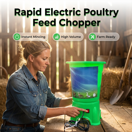 🎉 Soldes 2026 — Plus de 51 000 vendus ⚡ Broyeur Électrique pour Aliments de Volaille 🐔