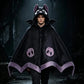 🎁【Summerween】1 szt. Unisex – koc do noszenia w formie peleryny z kapturem i motywem nietoperza