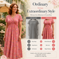 👗 Blumiges Kleid mit V-Ausschnitt – 50% ZNIŻKI! OFERTA LIMITOWANA!💃✨ Elegancki fason, twist w talii i kwiatowy wzór – idealny na lato, wesela i codzienne stylizacje. Lekka, zwiewna i pełna kobiecego uroku. Pasuje na każdą okazję! 🌸☀️