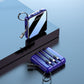 Mini power bank z 4 kablami