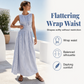 Women Casual Striped Maxi Dress Sleeveless