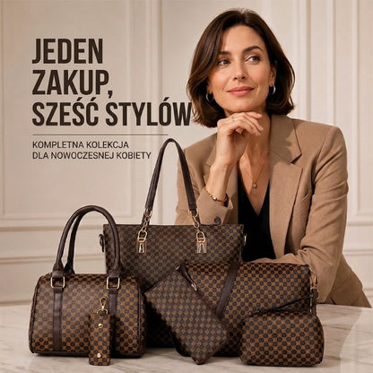 👜 Zestaw modnych torebek damskich – 6 sztuk